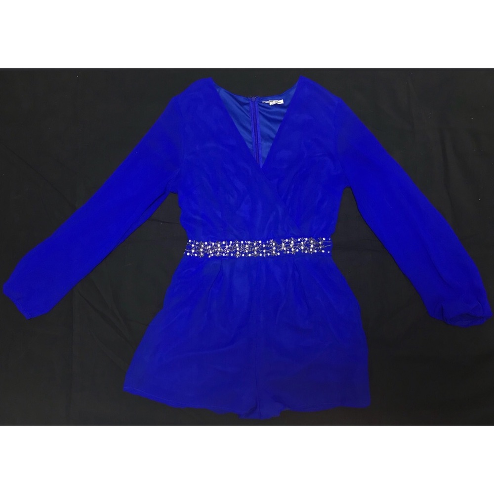 Charlotte Russe royal blue romper